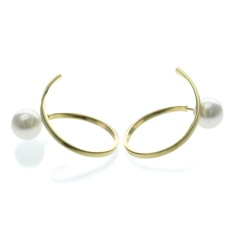 再値下げ☆TASAKI 真珠の片耳用ピアス TASAKI（タサキ） 田崎真珠(TASAKI) アファイン ピアス 真珠 K18