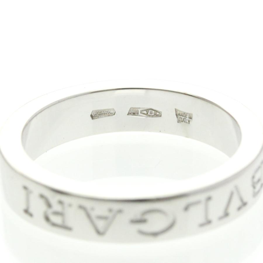 BVLGARI（ブルガリ） ダブルロゴ ダイヤモンド リング K18ホワイト 