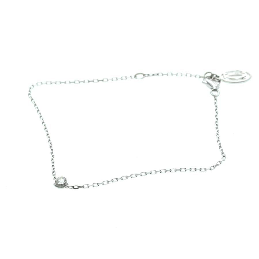 Cartier（カルティエ） ダムール ブレスレット SM K18ホワイトゴールド
