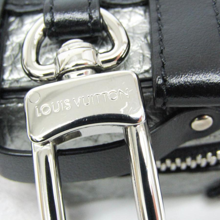ルイ・ヴィトン(Louis Vuitton) レザー バッグチャーム シルバー