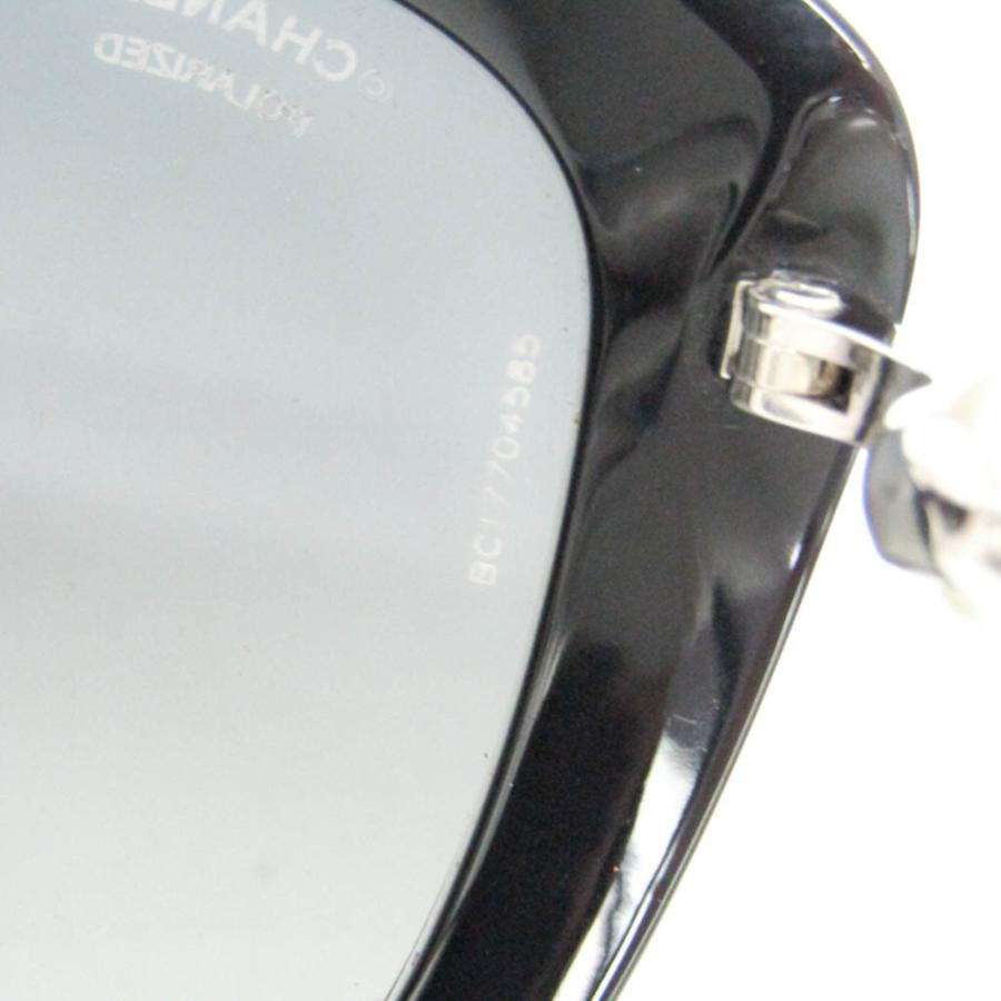 【美品】CHANEL シャネル　ウェリントン　サングラス　イミテーションパール CHANEL（シャネル） レディース ウエリントン サングラス ブラック