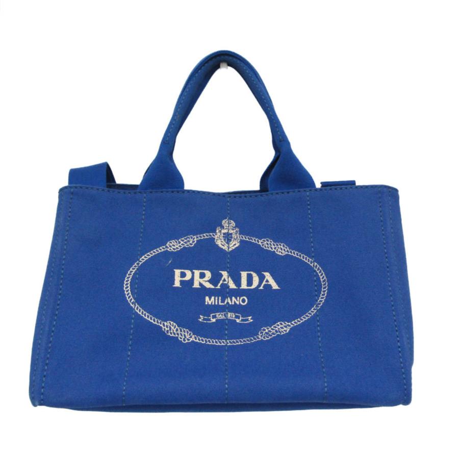 PRADA（プラダ） カナパ Mサイズ レディース キャンバス ショルダー