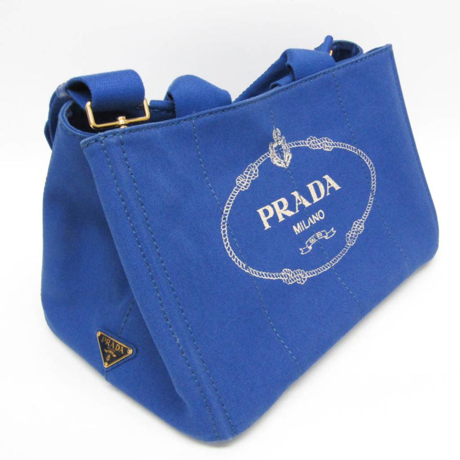 PRADA（プラダ） カナパ Mサイズ レディース キャンバス ショルダー
