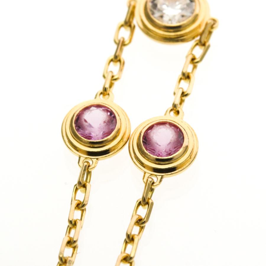 カルティエ(Cartier) ダムール ピンクサファイア ブレスレット　k18 Cartier（カルティエ） ダムール ダイヤモンド ピンクサファイア