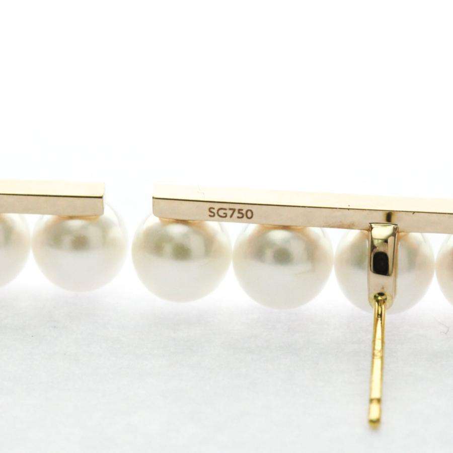 【最終値下げ】TASAKI スタッドピアス TASAKI（タサキ） 田崎真珠(TASAKI) バランスプラス ピアス 真珠 K18