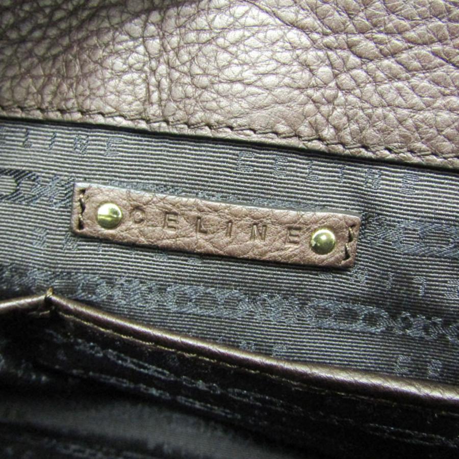 CELINE（セリーヌ） ブギー レディース レザー ハンドバッグ ダーク
