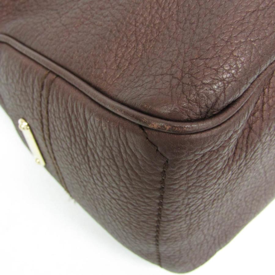 CELINE（セリーヌ） ブギー レディース レザー ハンドバッグ ダーク