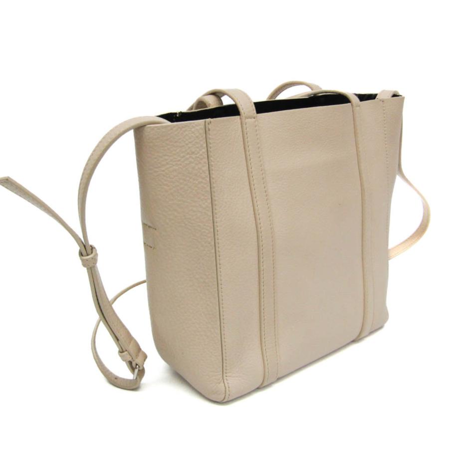 バレンシアガ レザー エブリデイXXS トートバッグ ストラップ有　ベージュ BALENCIAGA（バレンシアガ） エブリデイ トート XXS 551815 レディース
