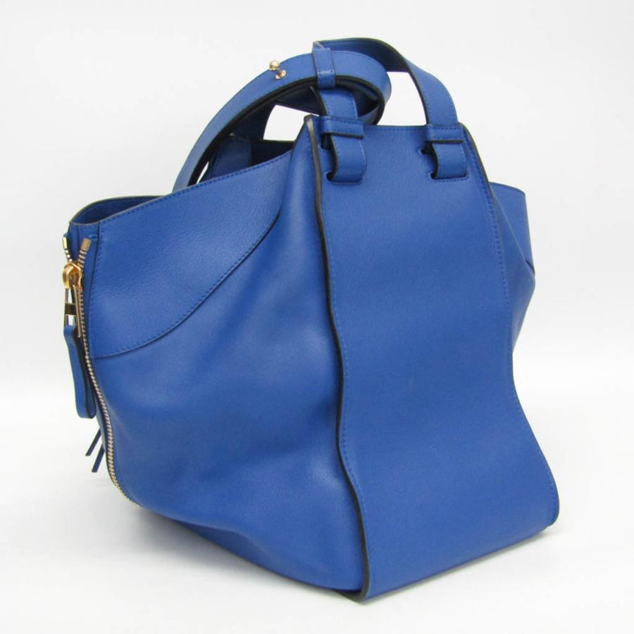 ロエベ　ハンモック　ミディアム ライトブルー　ポーチ付き　ショルダー LOEWE（ロエベ） ハンモック ミディアム レディース レザー