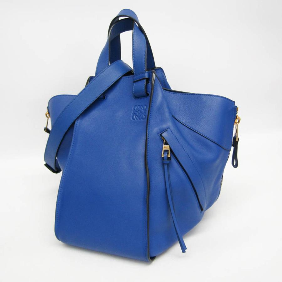 ロエベ　ハンモック　ミディアム ライトブルー　ポーチ付き　ショルダー LOEWE（ロエベ） ハンモック ミディアム レディース レザー