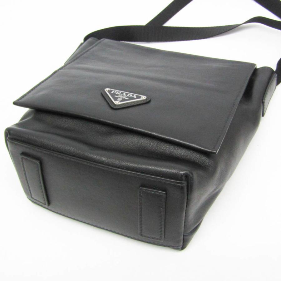 PRADA（プラダ） メンズ,レディース レザー ショルダーバッグ ブラック
