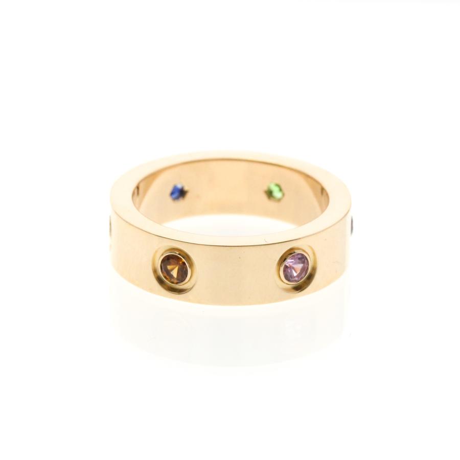 Cartier（カルティエ） ラブリング マルチストーン K18ピンクゴールド