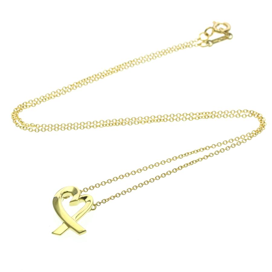 Tiffany & Co. ラビングハート ネックレス K18 TIFFANY&Co.（ティファニー） ティファニー(Tiffany) ラビングハート