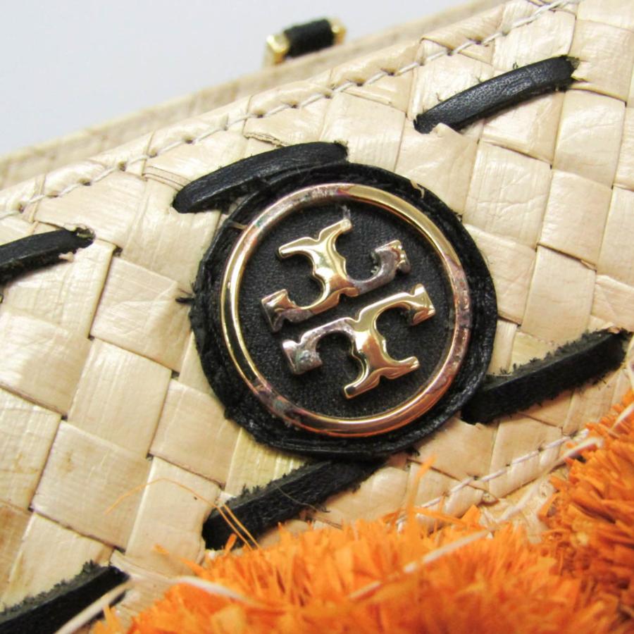 トリーバーチ(Tory Burch) Pom Pom ビーチ バスケットバッグ レディース ストロー，籐 (ラタン)