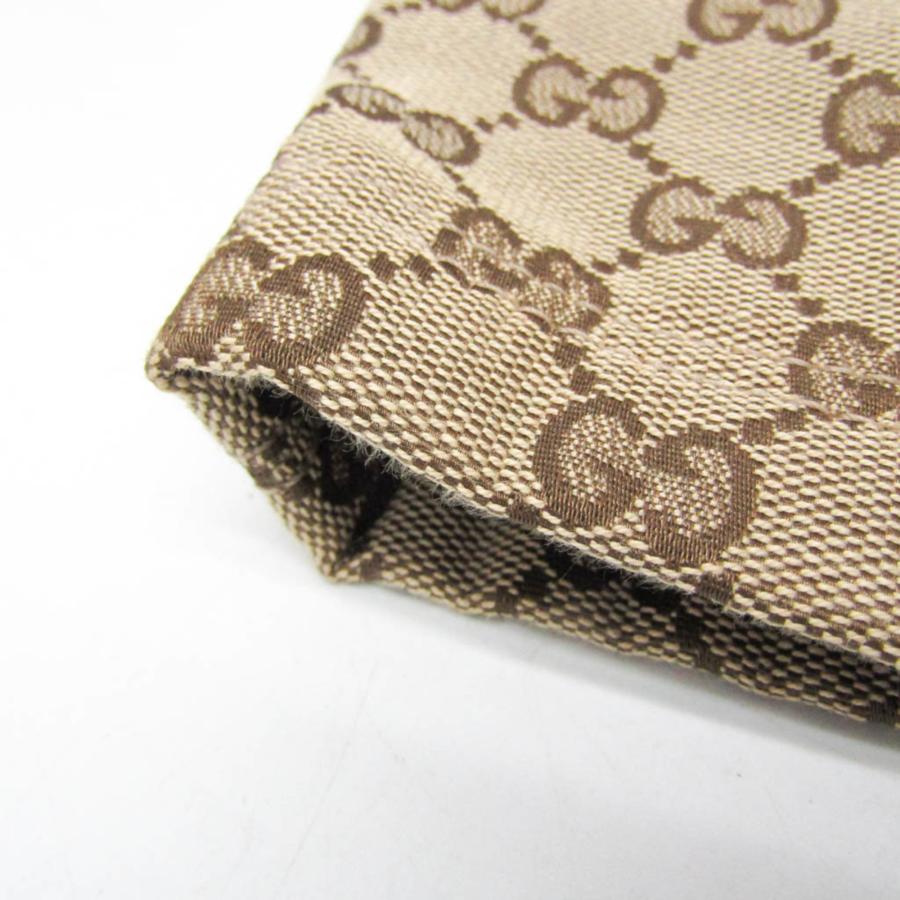 GUCCI ボディバッグ　シェリーライン　GG キャンバス　レザー　ベージュ GUCCI（グッチ） シェリー GGキャンバス ボディバッグ ウエストバッグ