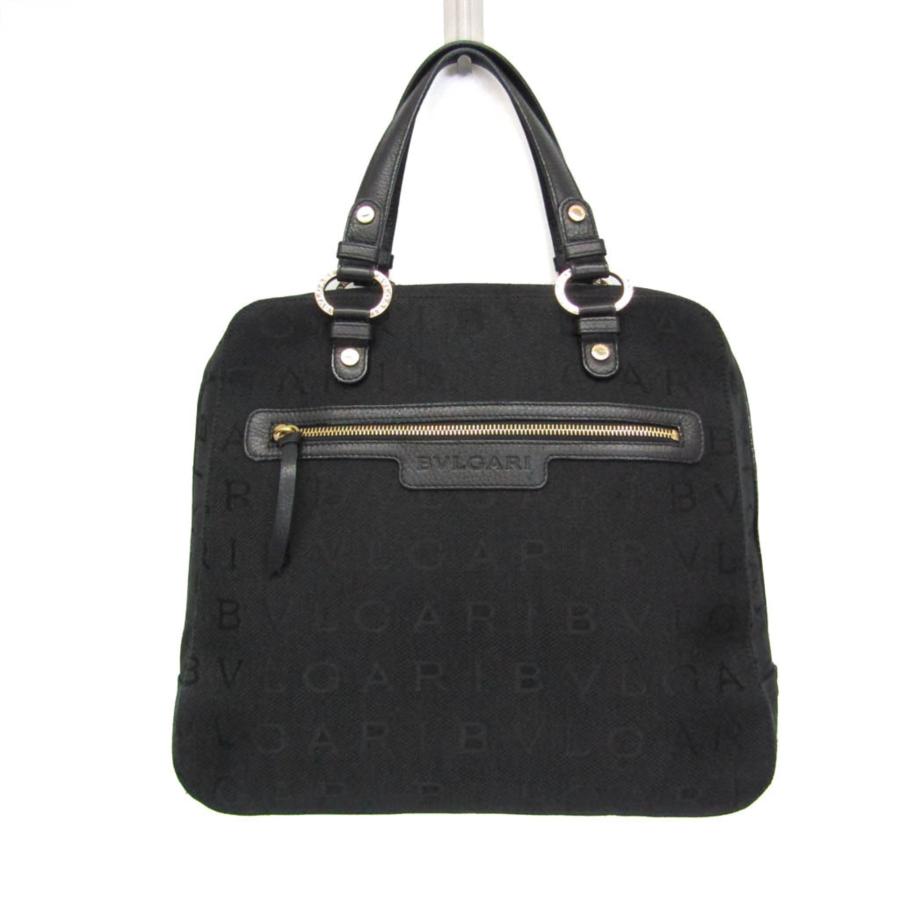 BVLGARI（ブルガリ） ロゴマニア レディース キャンバス,レザー