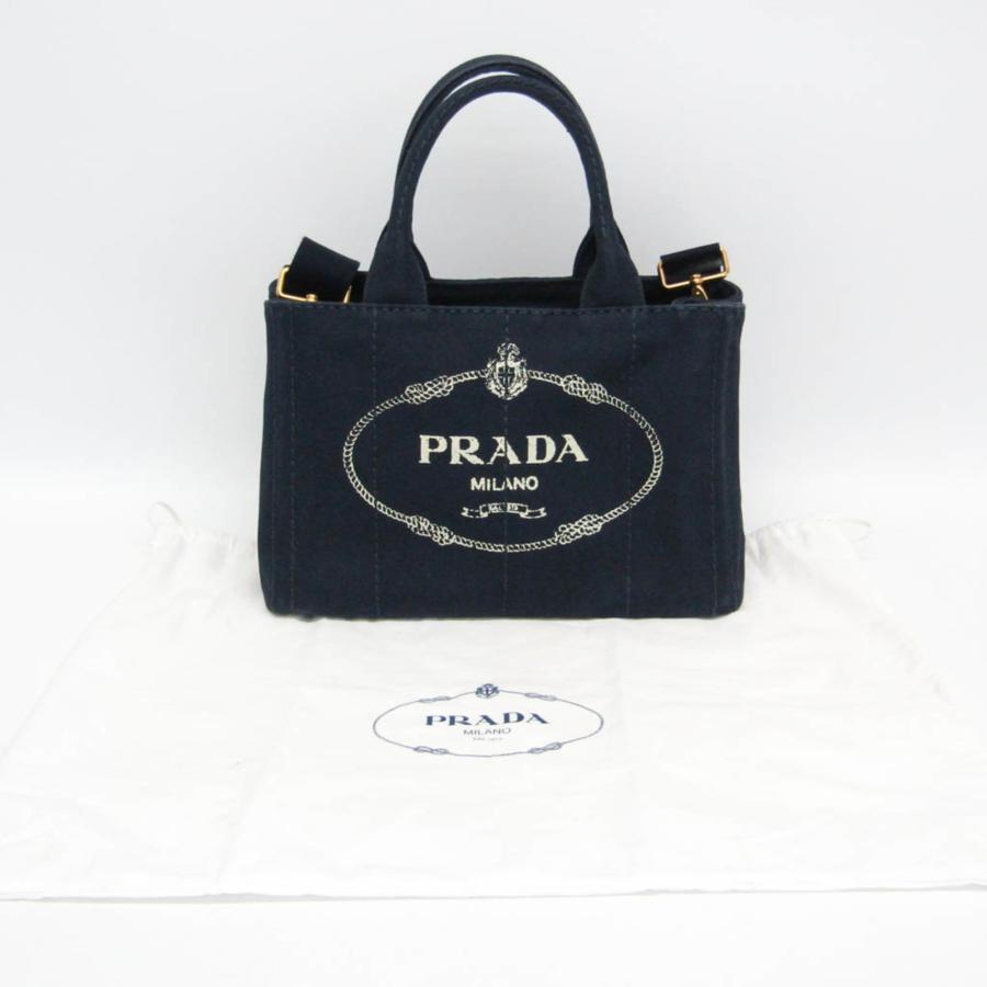 PRADA（プラダ） カナパ レディース キャンバス ショルダーバッグ 