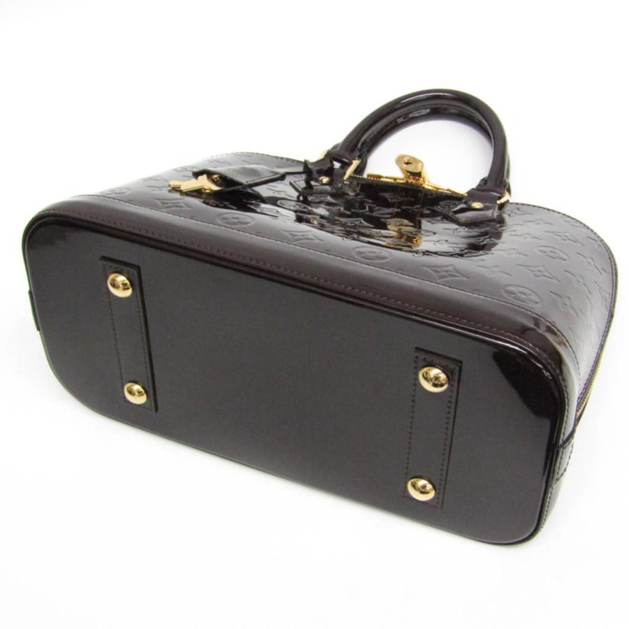 ルイヴィトン ヴェルニ アルマPM M91611 ハンドバッグ ベージュ 美品 LOUIS VUITTON（ルイ・ヴィトン） モノグラムヴェルニ アルマPM M91611