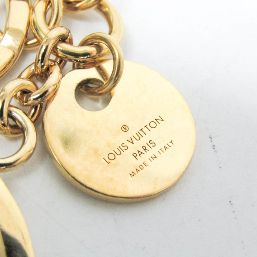 美品✨ルイヴィトンキーホルダー LV サークル カットゴールドM68000 LOUIS VUITTON（ルイ・ヴィトン） バッグチャームLV サークル M68000