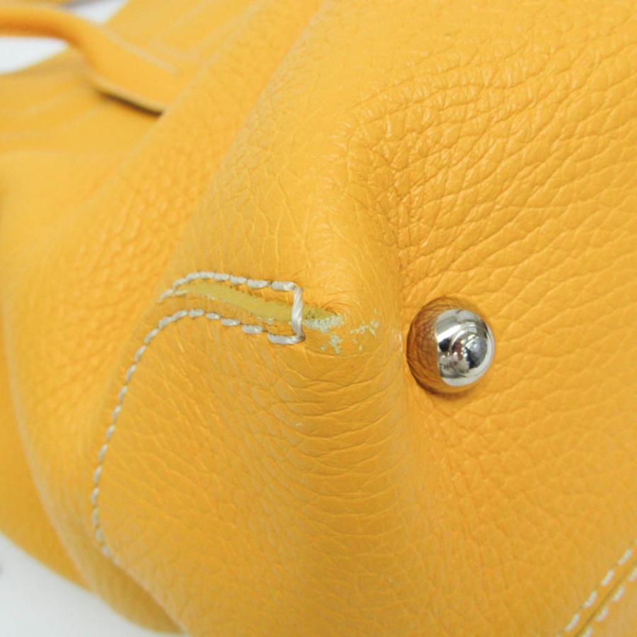 トッズ TOD’S トートバッグ レザー フリンジ バイカラー イエロー TOD'S（トッズ） D-Bag レディース レザー トートバッグ イエロー