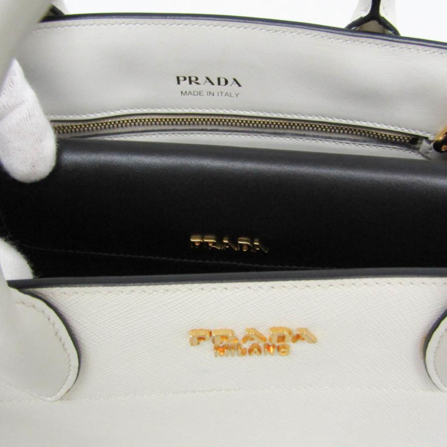 PRADA（プラダ） ビブリオテーク レディース レザー ハンドバッグ