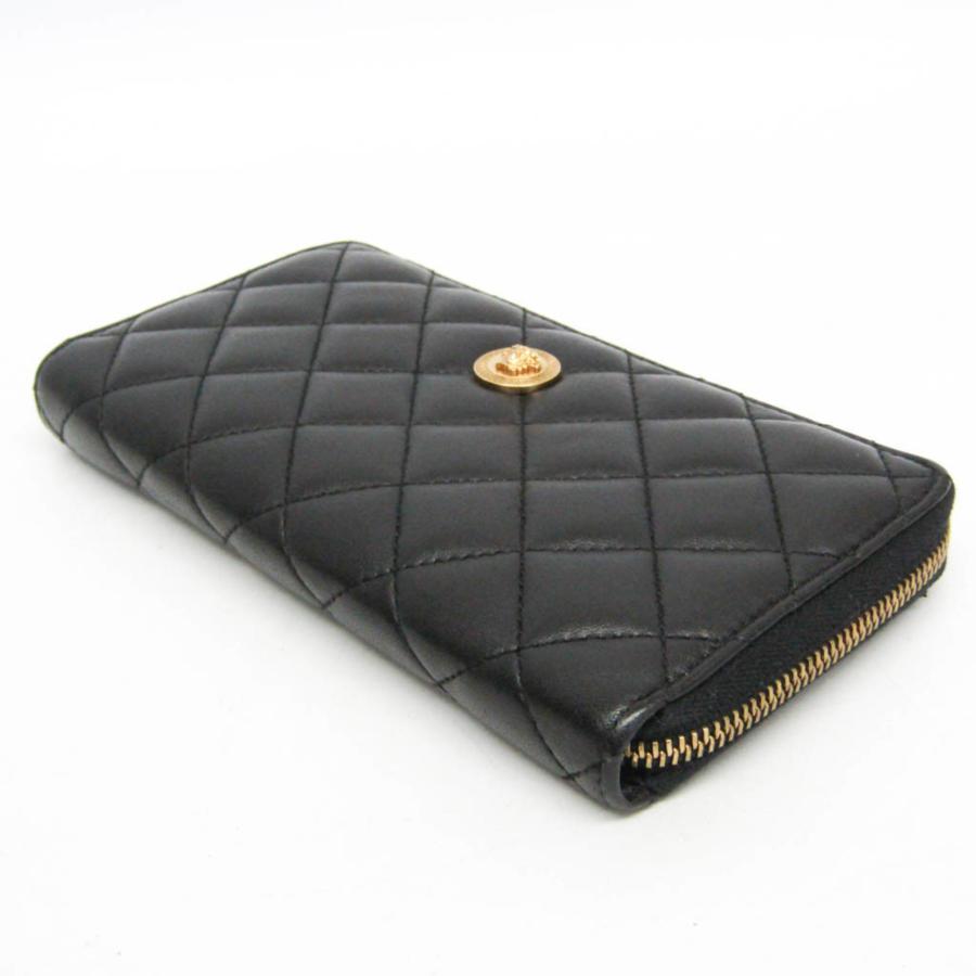 VERSACE（ヴェルサーチェ） メドゥーサ キルティングレザー ラウンド 