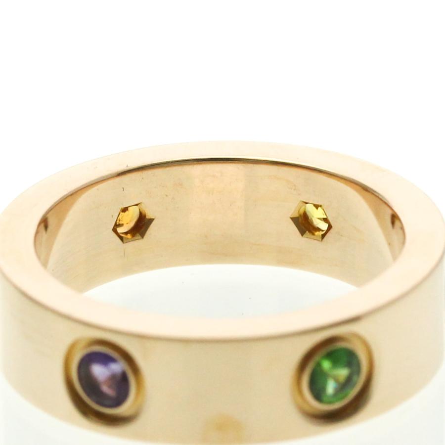 カルティエ(Cartier) ラブリング マルチストーン K18ピンクゴールド(K18PG) ファッション_6