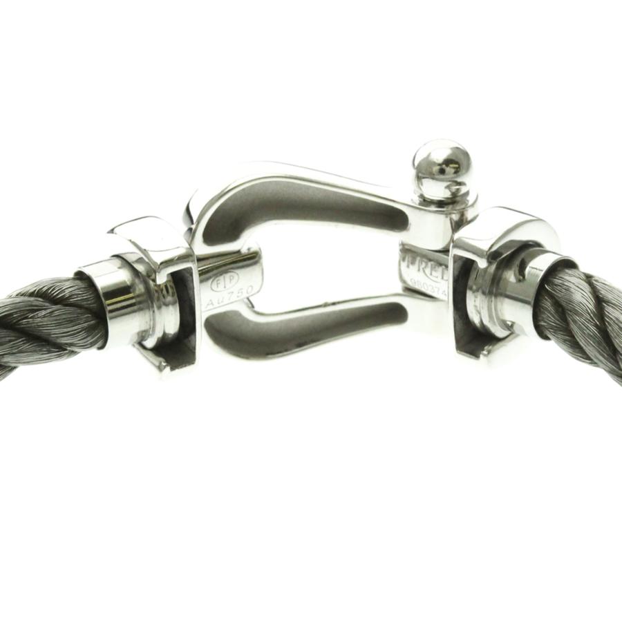 Fred（フレッド） フォース10 ラージサイズ ブレスレット K18ホワイト