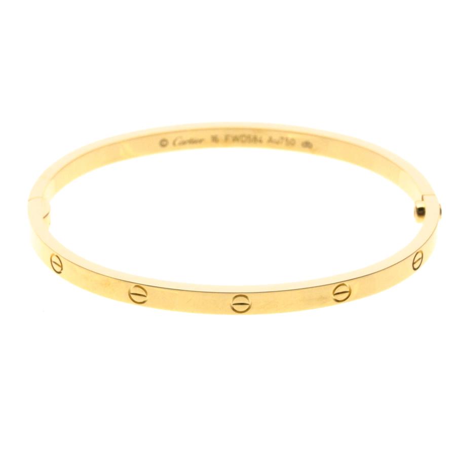 Cartier（カルティエ） ラブブレス SM K18ピンクゴールド(K18PG) 無し