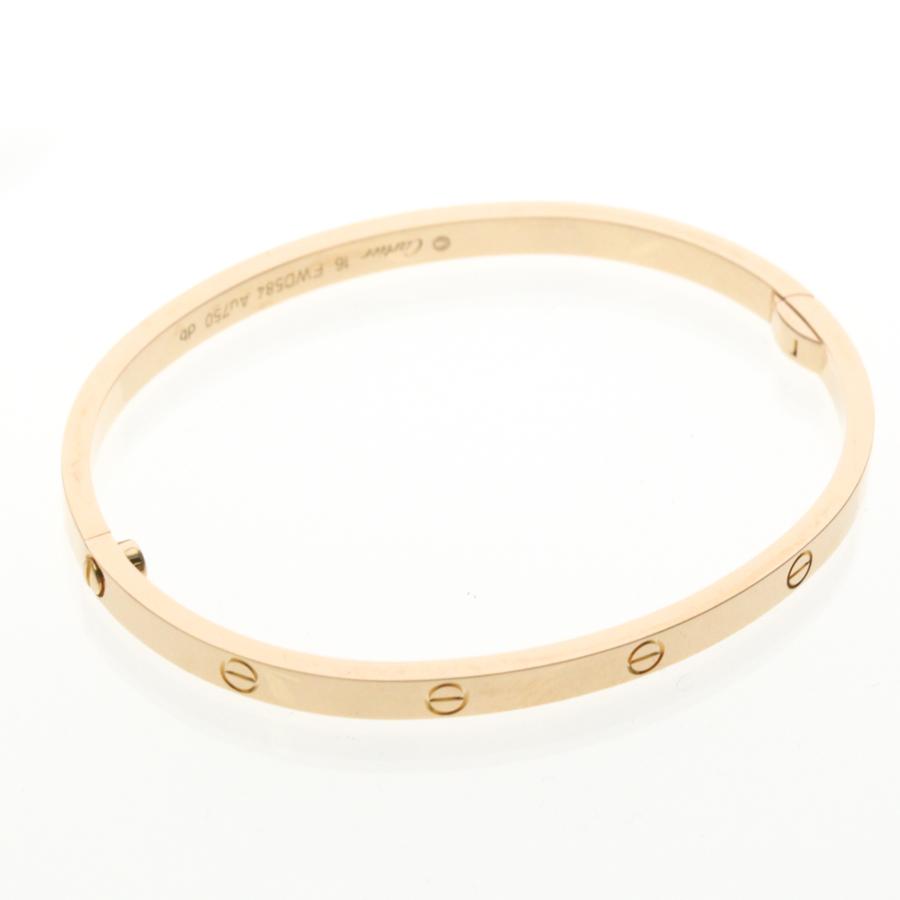 Cartier（カルティエ） ラブブレス SM K18ピンクゴールド(K18PG) 無し