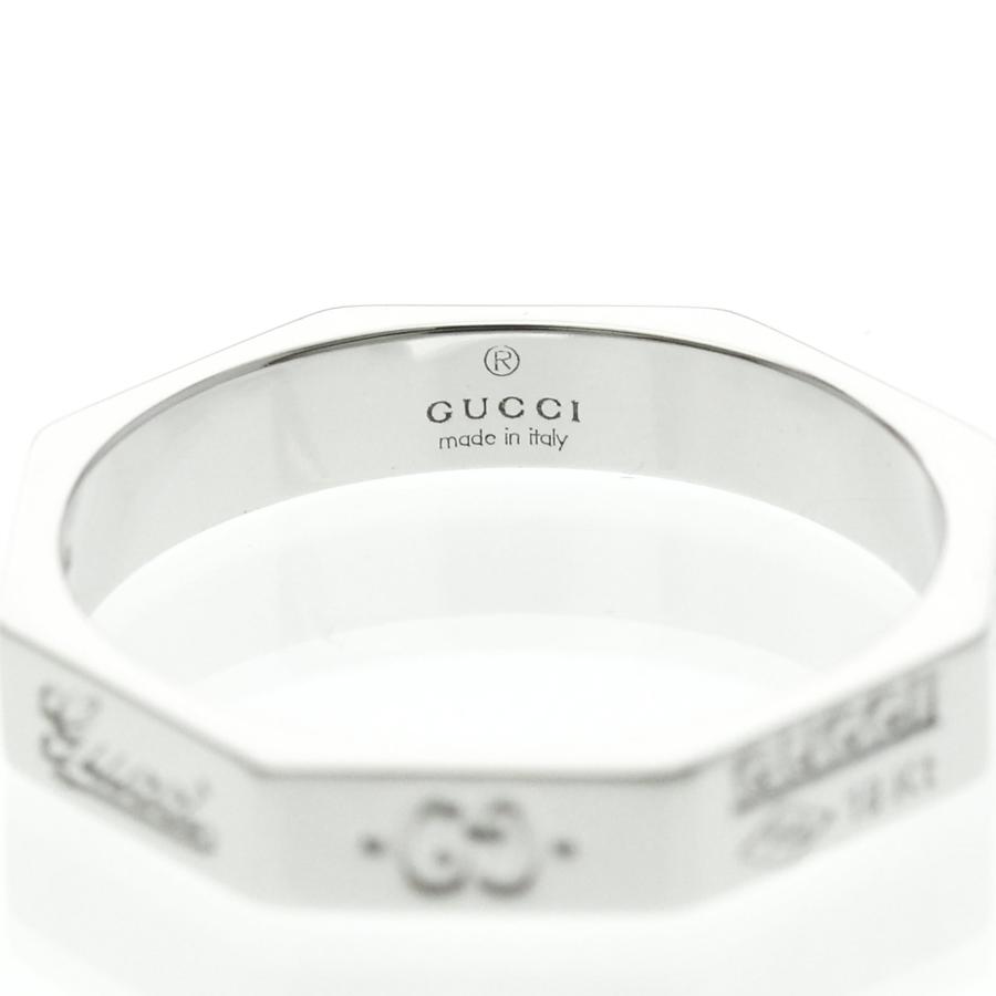 GUCCI（グッチ） オクタゴナルリング K18ホワイトゴールド(K18WG