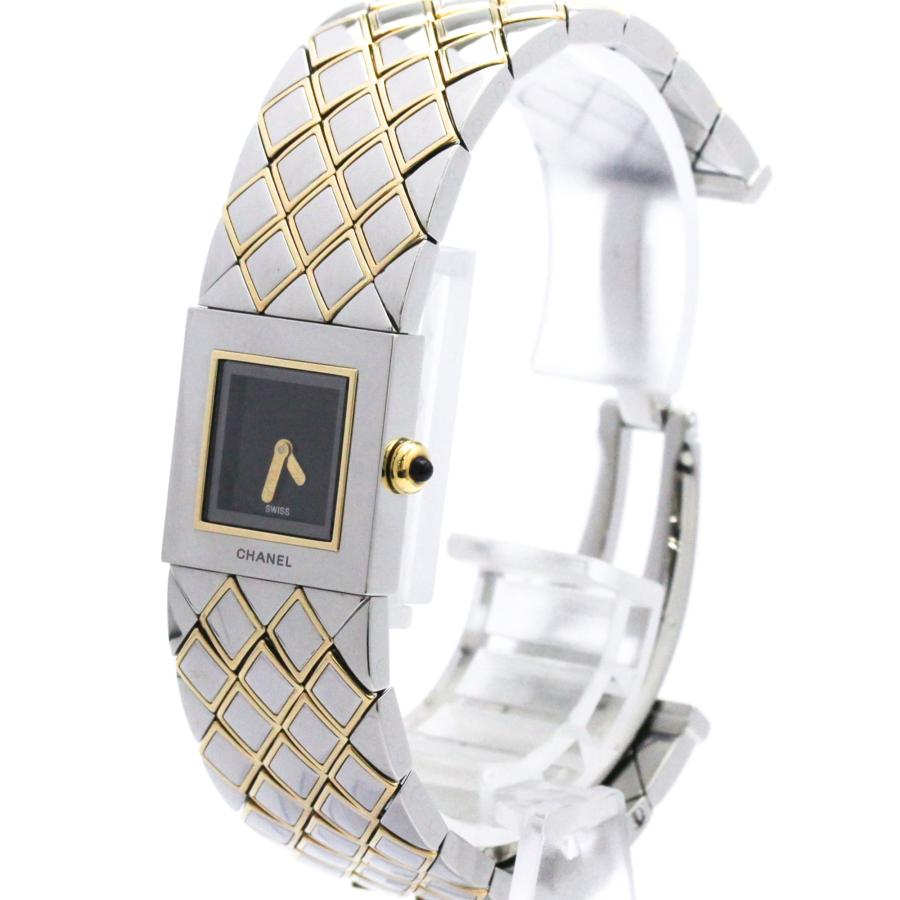 【中古】 CHANEL シャネル マトラッセ H0475 K18YG SS バングル 腕時計 キルティング レディース 23035491 AO 中古】 CHANEL シャネル マトラッセ H0475 K18YG SS バングル 腕時計