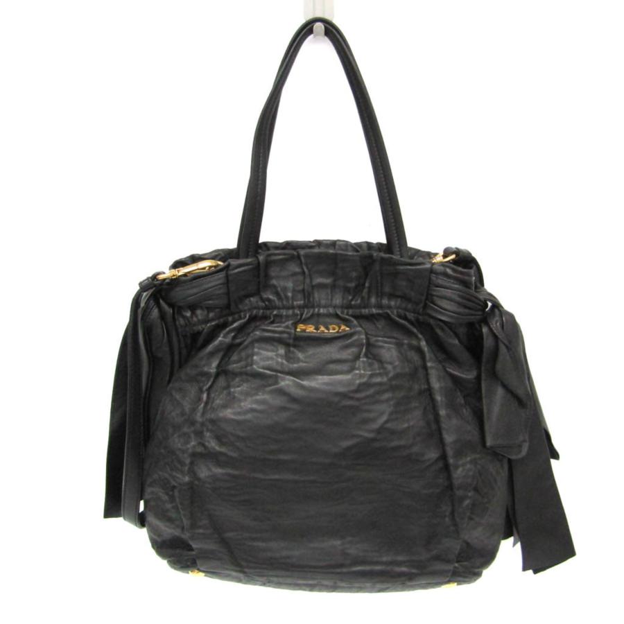 PRADA（プラダ） サイドリボン BN1760 レディース ナッパ ハンドバッグ