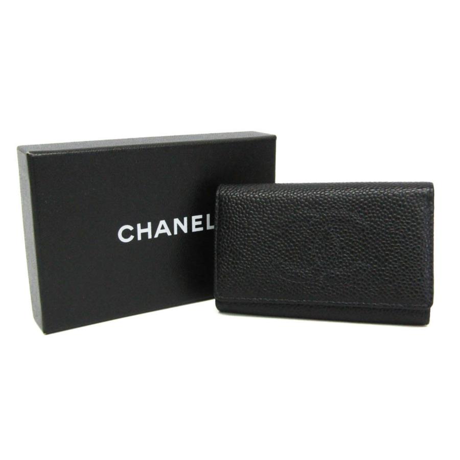 CHANEL（シャネル） ココマーク レディース キャビアスキン キーケース