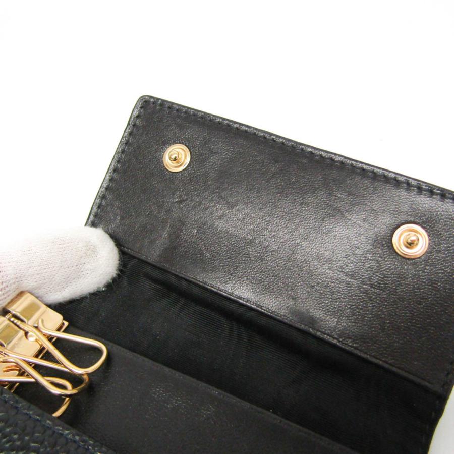 CHANEL シャネル キーケース キャビアスキン 黒 ココマーク 箱・カード付 CHANEL（シャネル） ココマーク レディース キャビアスキン キーケース