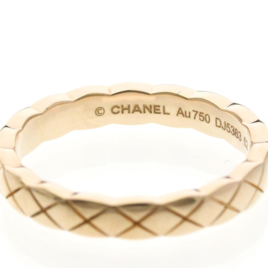 CHANEL（シャネル） ココクラッシュリング ミニモデル K18ピンク