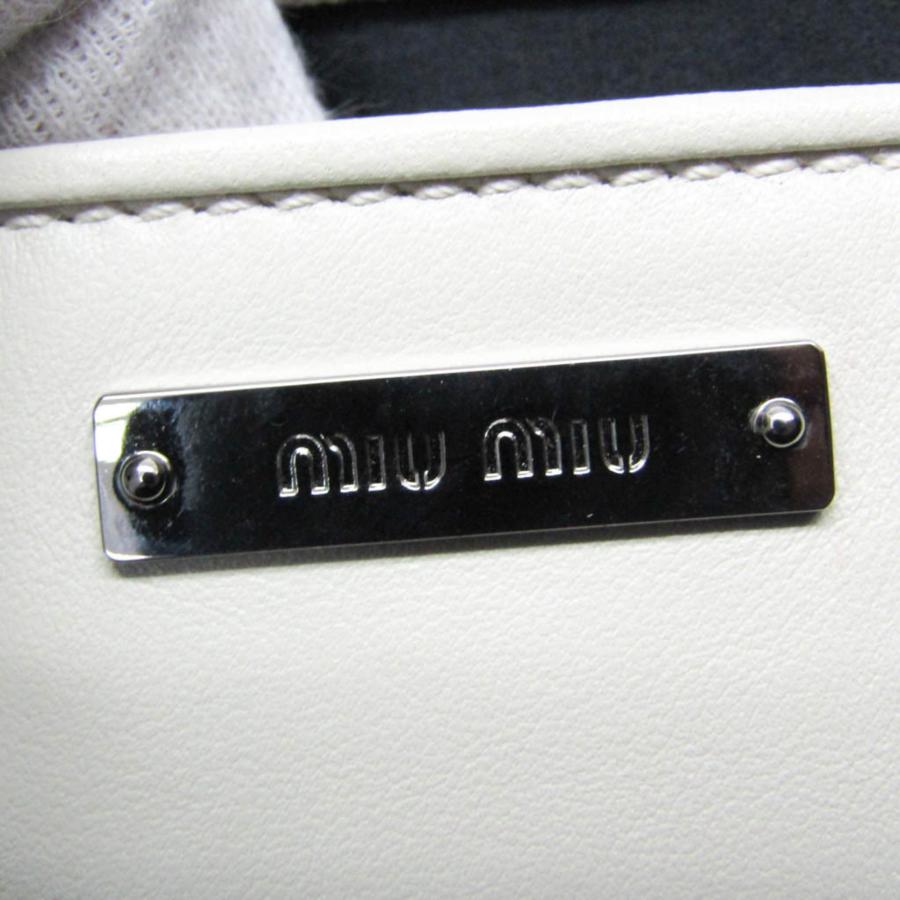 miu miu（ミュウミュウ） レディース レザー クラッチバッグ,ポーチ