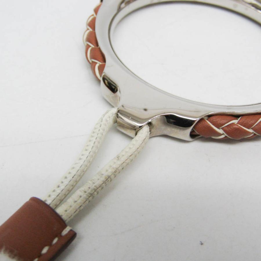 エルメス(Hermes) メタル，スイフト メンズ，レディース ファッション ペンダントネックレス (ブラウン，ホワイト)_5