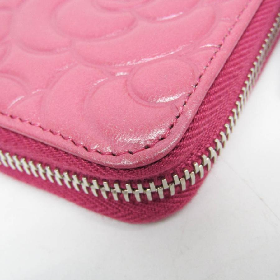 CHANEL（シャネル） カメリア ラウンドジップ レディース ラムスキン