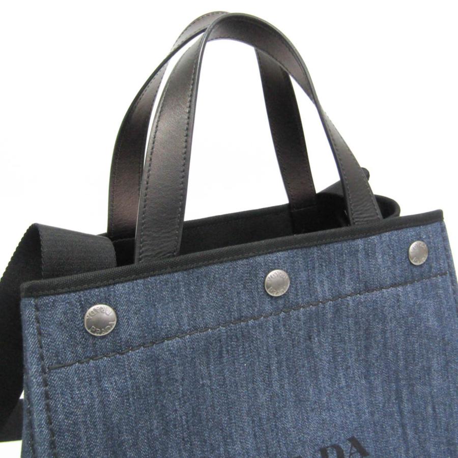 PRADA（プラダ） デニム シティカーフ トート 1BG311 レディース