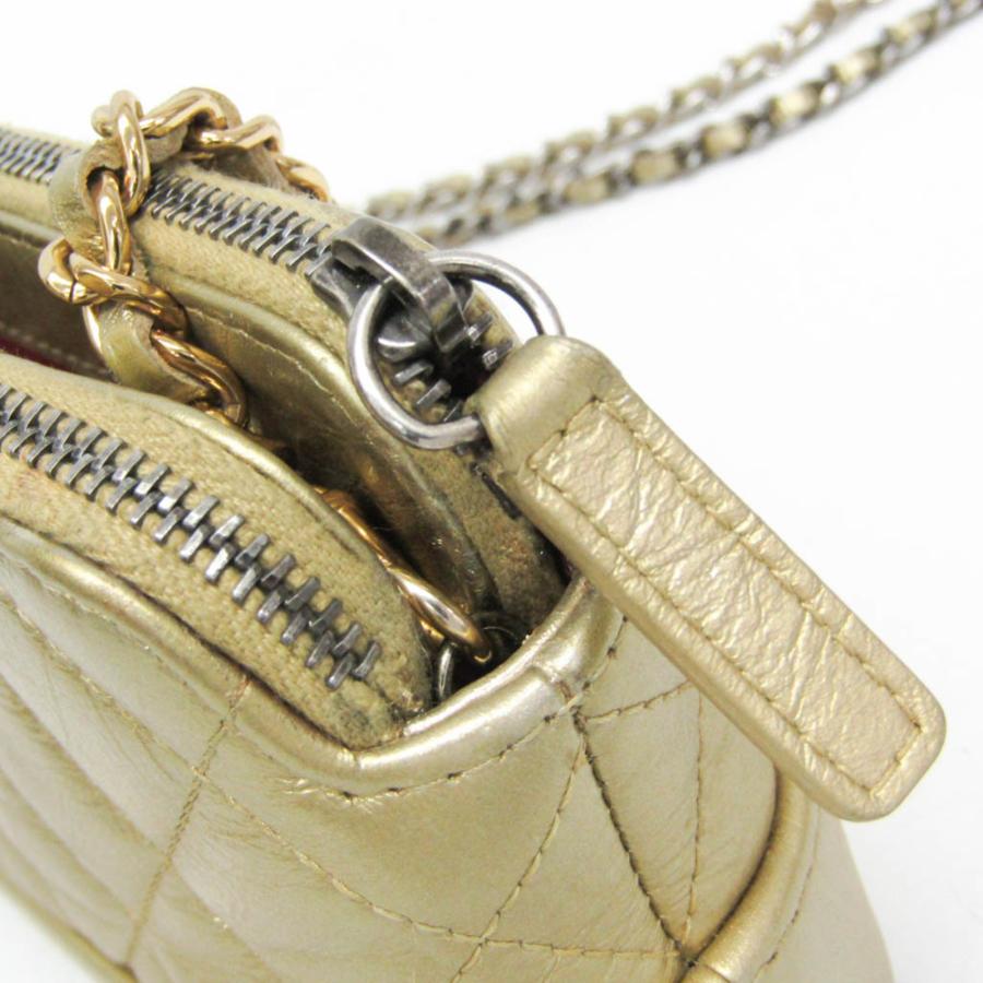 シャネル(Chanel) ガブリエル チェーンショルダー A94505 レディース レザー ショルダーバッグ ゴールドの画像