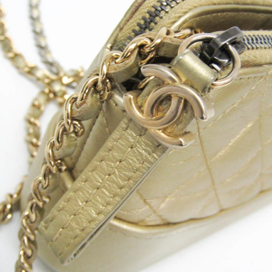 シャネル(Chanel) ガブリエル チェーンショルダー A94505 レディース レザー ショルダーバッグ ゴールドの画像