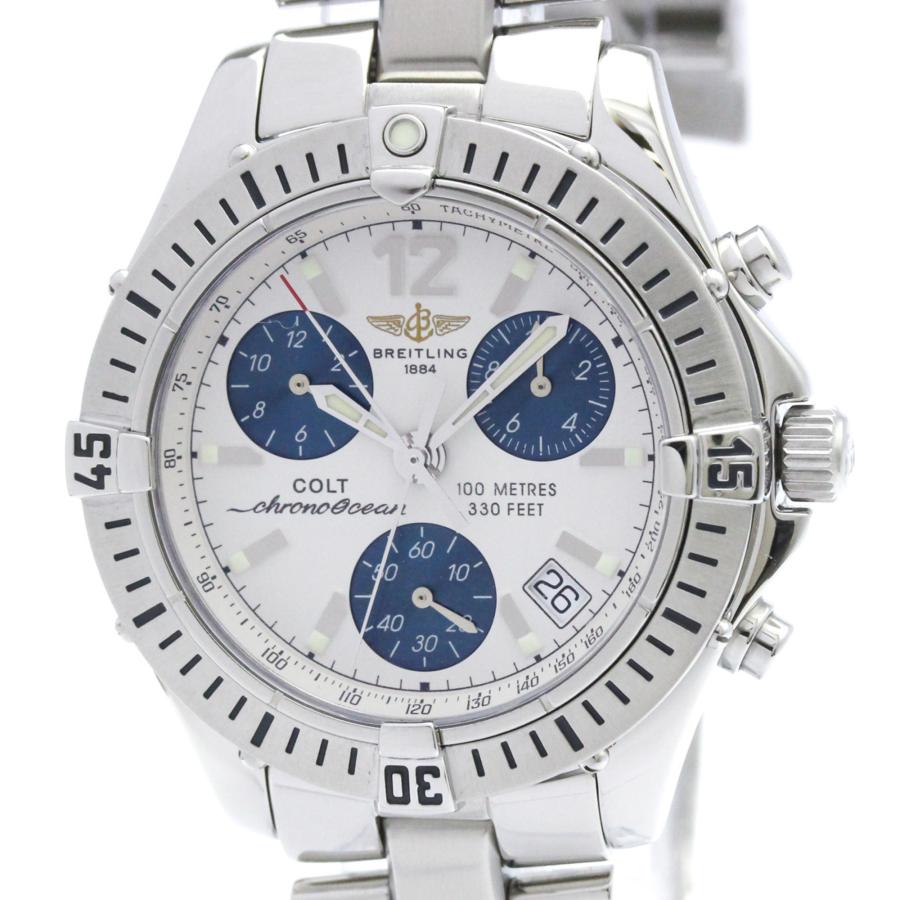 【BREITLING ブライトリング コルト クロノグラフ メンズ腕時計】正規品 ブライトリング（BREITLING） コルト クロノオーシャン ステンレス