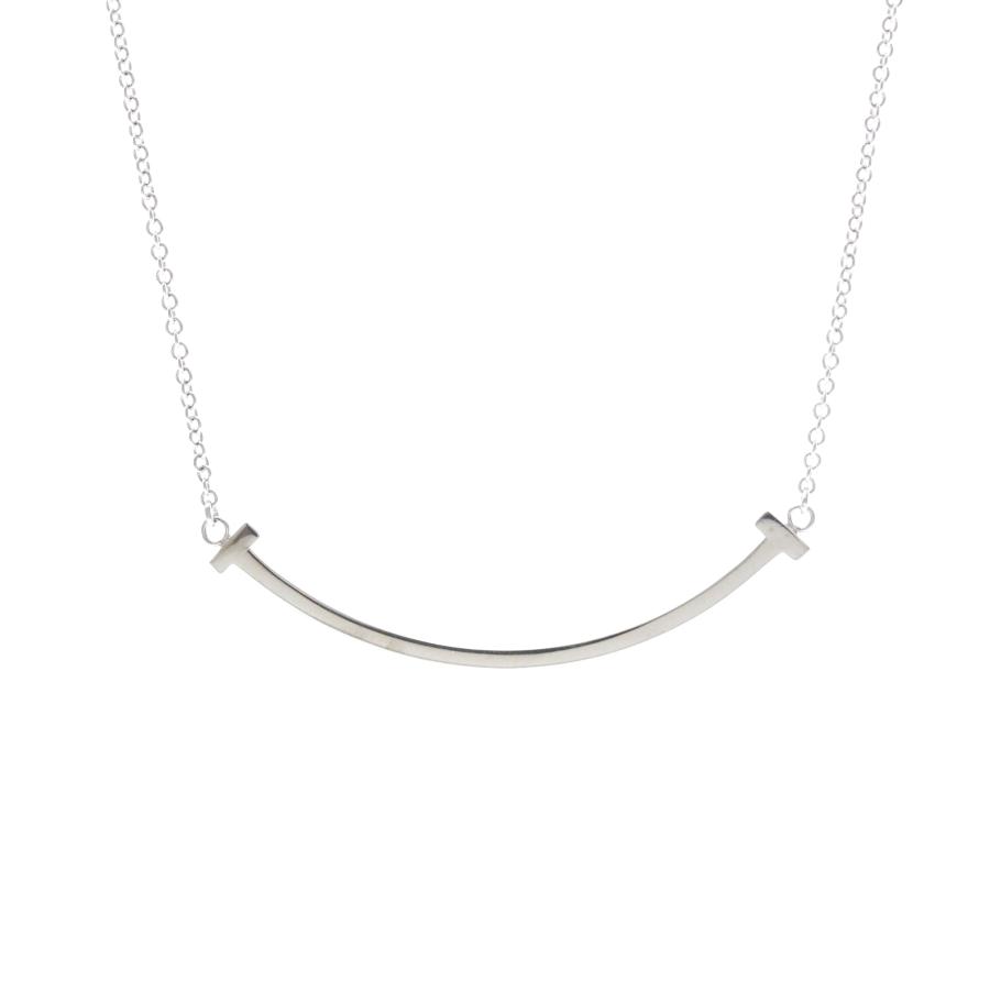 TIFFANY& Co. TスマイルネックレスK18ホワイトゴールド⭐︎スモール TIFFANY&Co.（ティファニー） (TIFFANY) T スマイル スモールサイズ