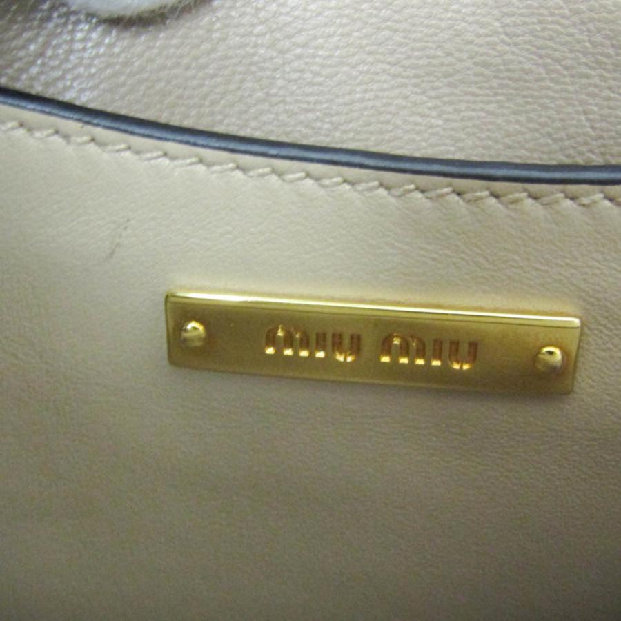 miu miu（ミュウミュウ） レディース レザー ハンドバッグ,ショルダー