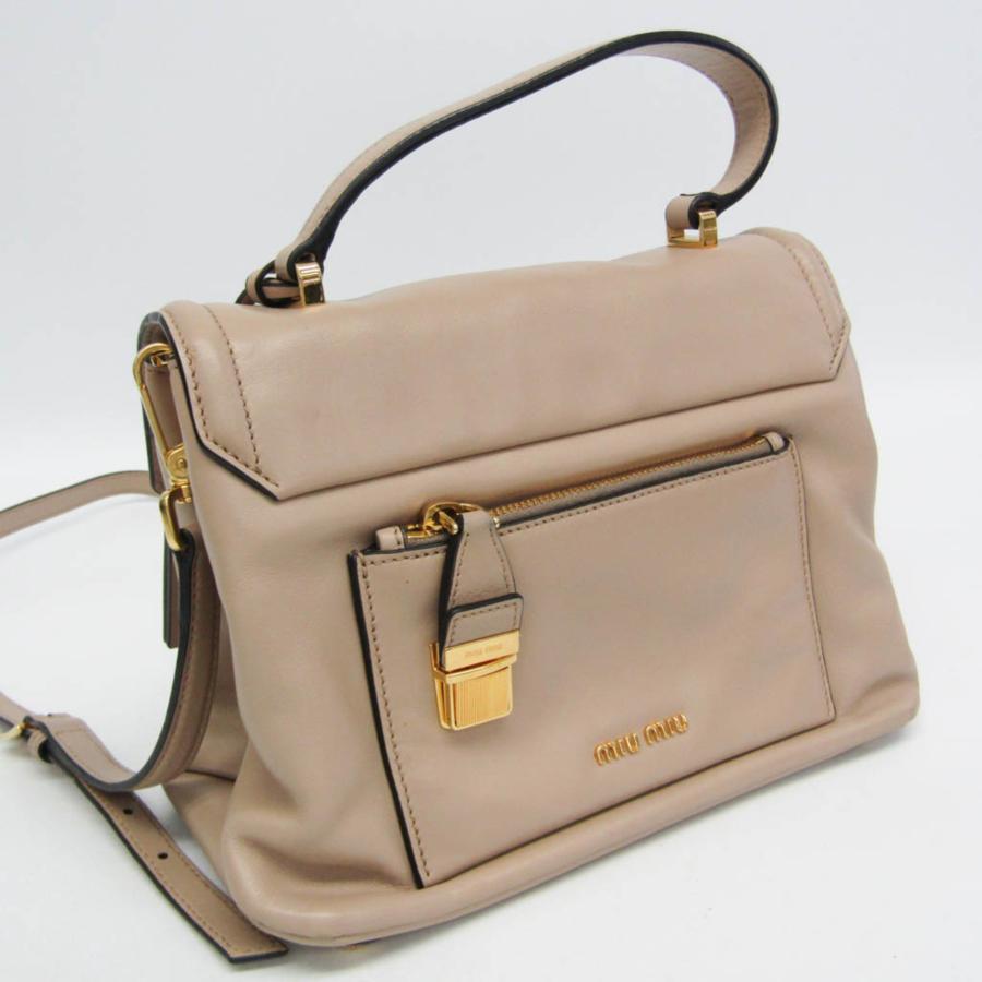 miu miu（ミュウミュウ） レディース レザー ハンドバッグ,ショルダー