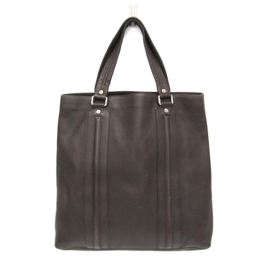 GUCCI（グッチ） 232600 メンズ レザー トートバッグ ダークブラウン 
