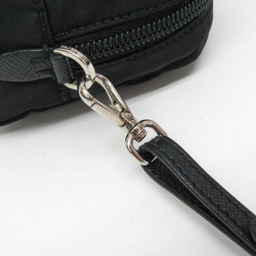 PRADA（プラダ） VELA 1NE393 レディース レザー ポーチ ブラック