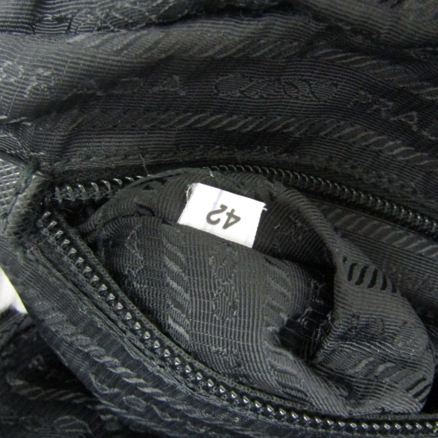 PRADA（プラダ） VELA 1NE393 レディース レザー ポーチ ブラック