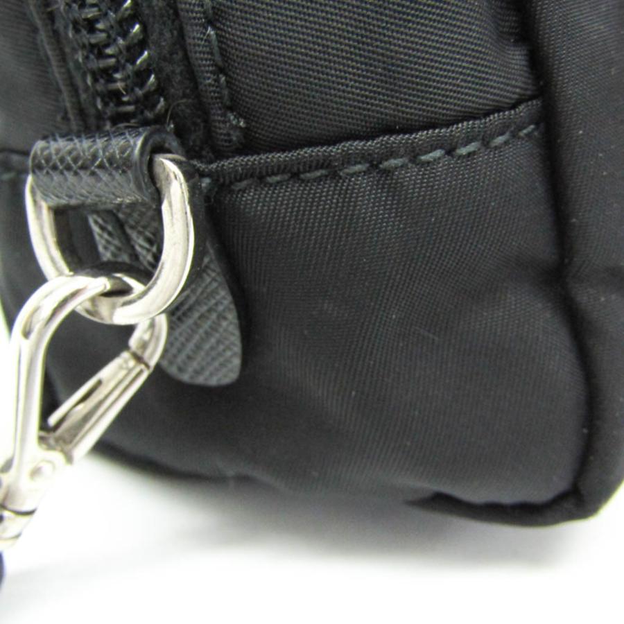 PRADA（プラダ） VELA 1NE393 レディース レザー ポーチ ブラック